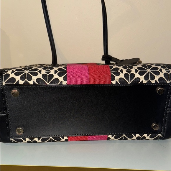 NWOT Kate Spade Flower Jacquard Stripe Market Medium Tote Bag - Picture 10 of 10